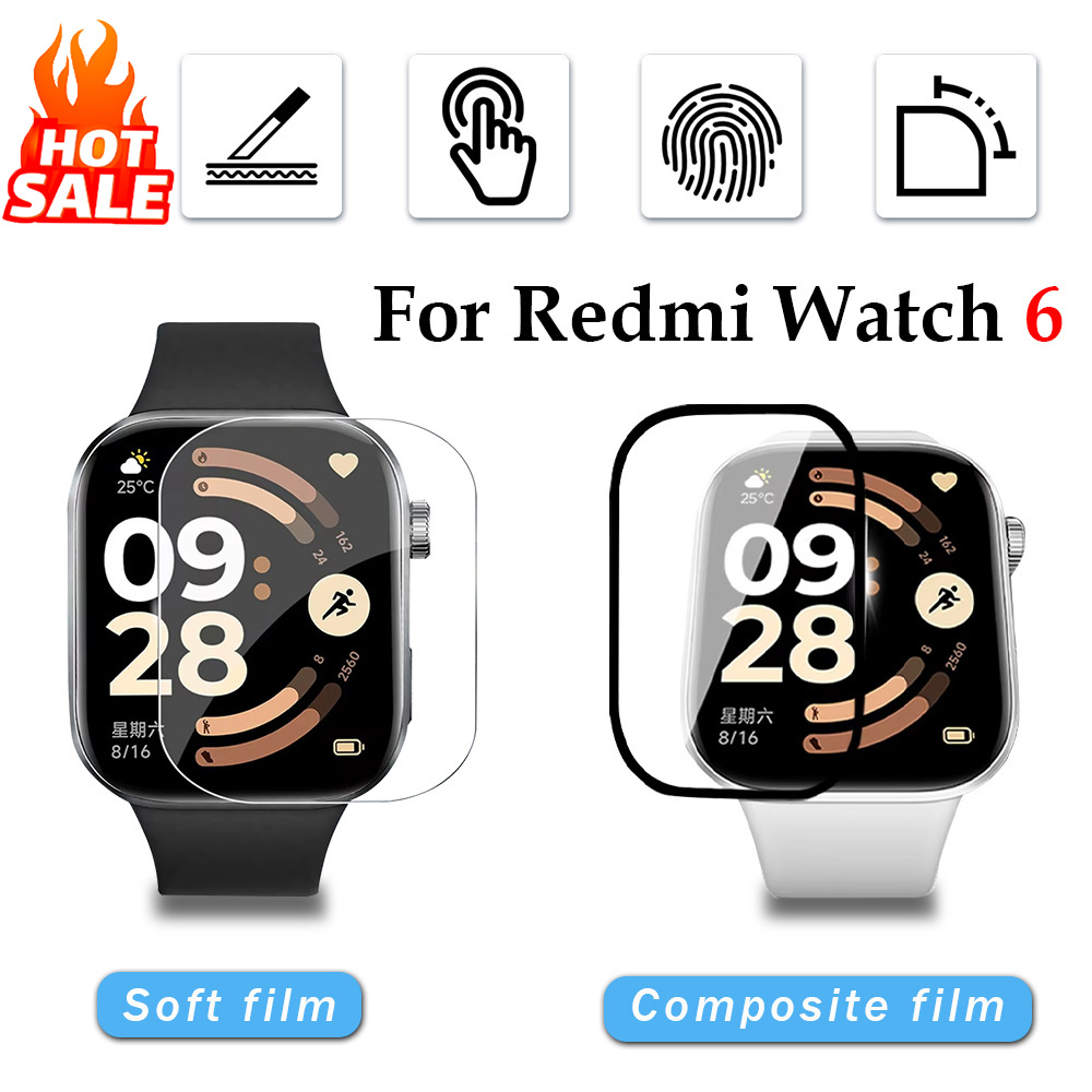 Hydrogel Screen Protector - 1-5 個のソフトフィルム Xiaomi Redmi Watch 6