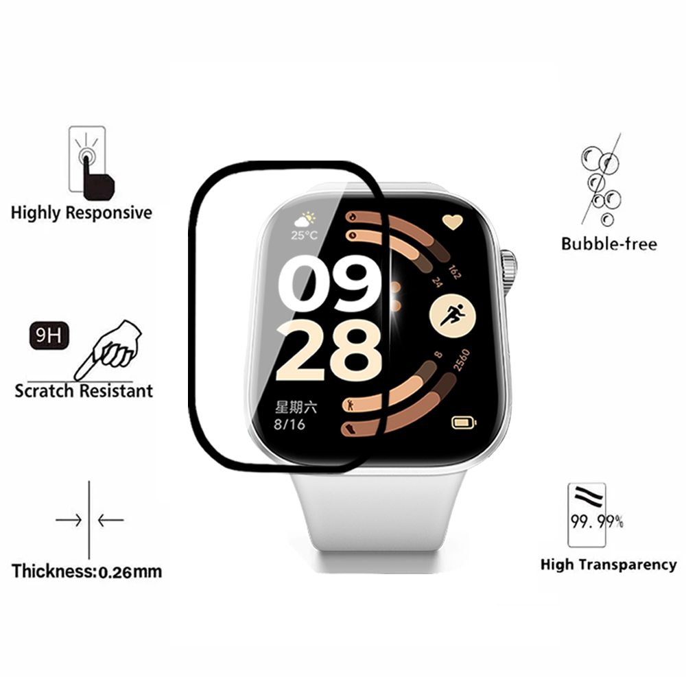 スクリーンプロテクター Xiaomi Redmi Watch - Hydrogel Screen Protector のレビューと価格