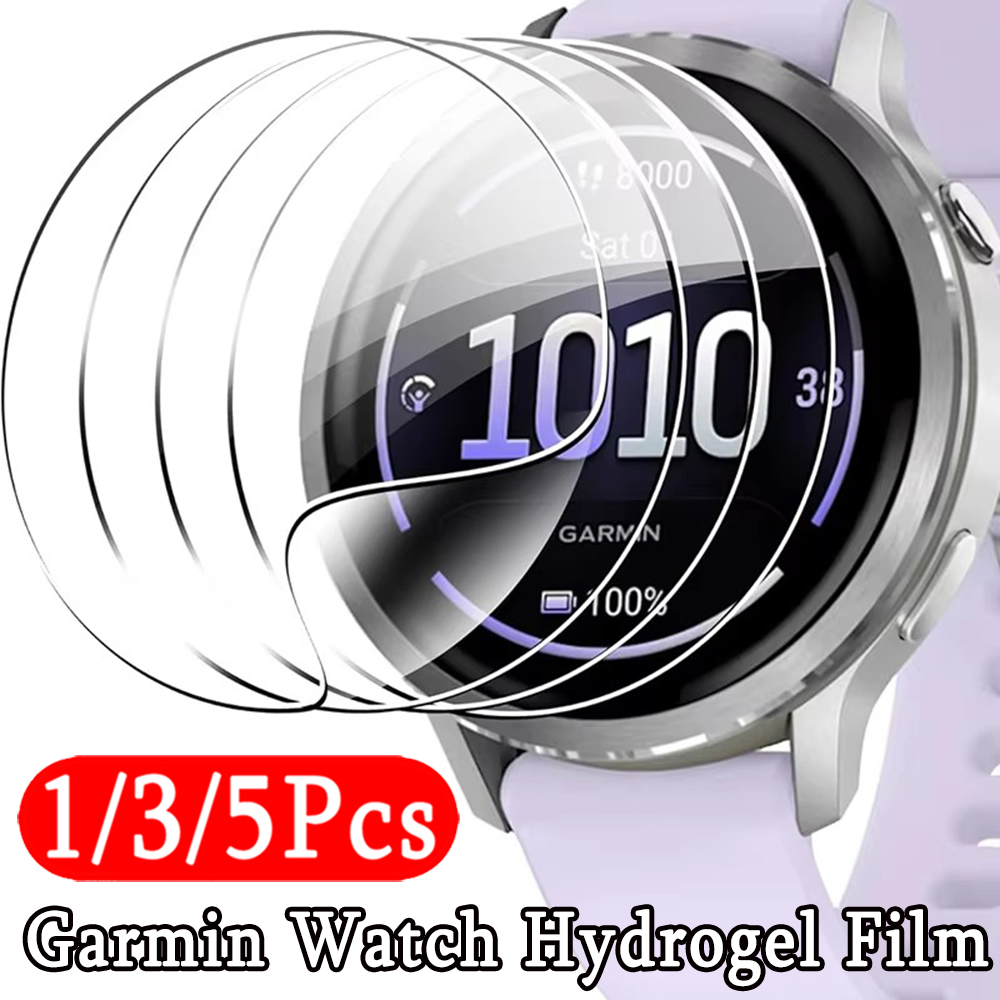 1-5 個の時計ハイドロゲルフィルムガーミン Venu 4  - Hydrogel Screen Protector のレビューと価格