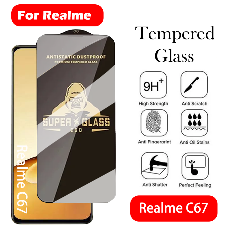 KingKong ゴリラ強化ガラス Realme C67 C - Realme C67 のレビューと価格