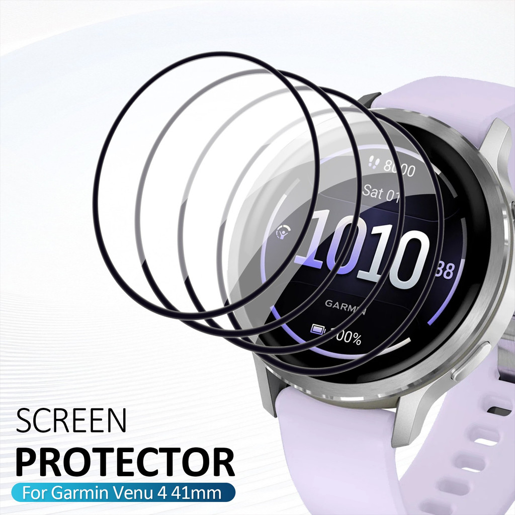 Garmin Venu 4 41mm/45mm用HDスクリー - Hydrogel Screen Protector のレビューと価格
