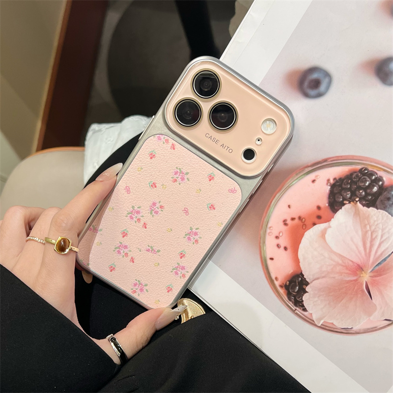 カメラウィンドウ付きフラワーデザインのiPhone 18 1 - Camera Lens Protector のレビューと価格